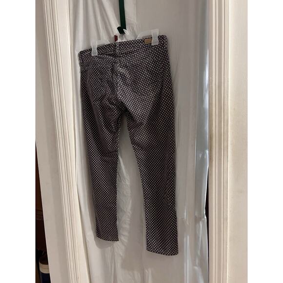 AG Adriano Goldschmied Pants Womens 31r Stevie ankle gray polka dot corduroys - Picture 2 of 7